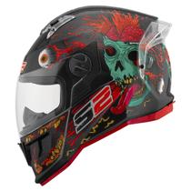 Capacete Fechado Stealth Zombie Brilhante Pro Tork Masculino Feminino Segurança Conforto Capacete Fechado Stealth Zombie Brilhante Pro Tork Masculino Feminino Segurança Conforto