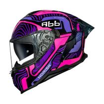 Capacete Fechado Strada II Fusion Roxo Norisk