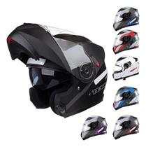 Capacete Fechado Texx Escamoteável Robocop Articulado Gladiator V3 Com Queixeira Móvel Viseira Solar Interna Antirrisco Antiembaçamento Capacete Fechado Texx Escamoteável Robocop Articulado Gladiator V3 Com Queixeira Móvel Viseira Solar Interna Antirrisco Antiembaçamento