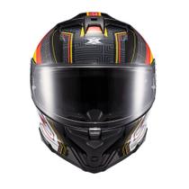 Capacete Fechado Texx Kaiman Flag Alemanha Brilhante Com Viseira Solar Interna -