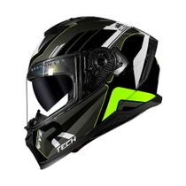 Capacete Fechado Volt Track Titanium e Preto Race Tech Capacete Fechado Volt Track Titanium e Preto Race Tech