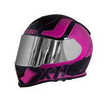 Capacete fechado x11 revo pro tronix rosa neon Capacete fechado x11 revo pro tronix rosa neon