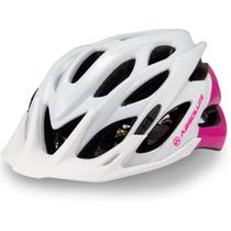 Capacete Feminino Absolute Mia Sinalizador Branco/rosa P/M