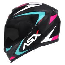 Capacete Feminino Asx Eagle Street Rosa Fechado Esportivo Capacete Feminino Asx Eagle Street Rosa Fechado Esportivo