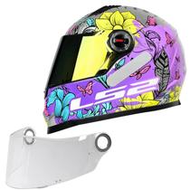 Capacete Feminino Ls2 FF358 Dreamcatcher Viseira Dourada