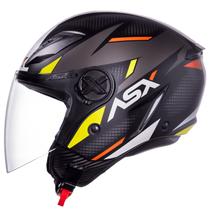 Capacete Feminino Masculino Asx Aberto City Air Square Moto