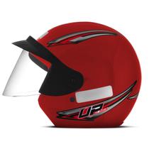 Capacete Feminino Masculino De Moto Aberto Mixs Up Com Viseira Cristal Pro Tork