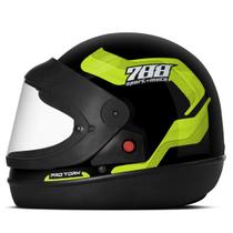 Capacete Feminino Masculino Fechado San Marino Pro Tork Sport Moto 788 Viseira Cristal Barato