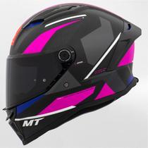 Capacete Feminino MT Stinger 2 Chest Esportivo Moto Rosa