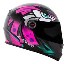 Capacete Ff358 Tribal Rosa Ls2 Abs Peso 1.400g Capacete Ff358 Tribal Rosa Ls2 Abs Peso 1.400g