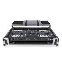 Capacete Flight Case para Rane One com plataforma de laptop e rodas