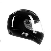 Capacete Fly F-9 Classic Preto Brilhante