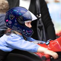 Capacete FLY Young HG Live Azul Color Infantil