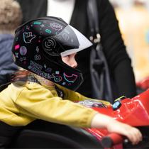 Capacete FLY Young HG Live Preto Color Infantil Capacete FLY Young HG Live Preto Color Infantil