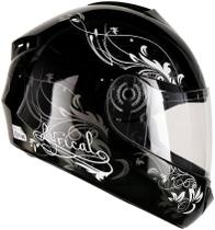 Capacete Fly Young HG Lyrcal Preto com Branco