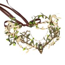 Capacete Forest Leaf Crown MOSTORY feito à mão Elf Woodland