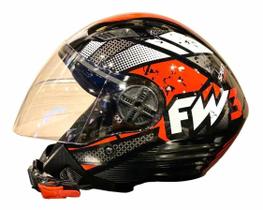 Capacete Fw3 Aberto X Open Speed Original Aprovado Inmetro