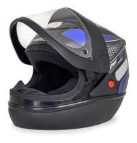 Capacete fw3 automatic adesivo azul 60