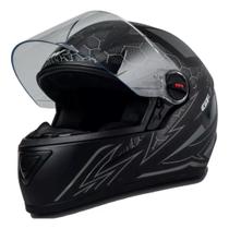 Capacete Fw3 GT2 Fechado Preto Fosco