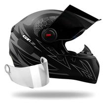 Capacete Fw3 Gt2 Preto Fosco Mais Viseira Fumê
