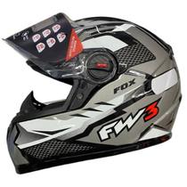 Capacete Fw3 Gtn Fox Grafite