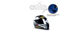 Capacete FW3 GTN Super Dourado Cinza Branco