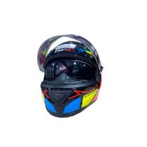 Capacete fw3 gtx 43 amarelo e azul 56