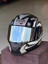 Capacete Fw3 Gtx Fox Grafite Com Óculos Interno