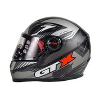 Capacete Fw3 GTX Rapid com Óculos Interno e narigueira Cor:Preto Fosco e GrafiteTamanho:58 Capacete Fw3 GTX Rapid com Óculos Interno e narigueira Cor:Preto Fosco e GrafiteTamanho:58