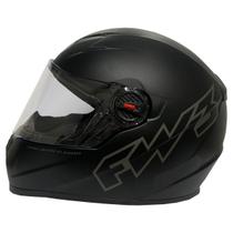 Capacete FW3 Para Moto Gt Classic Preto Fosco Fechado Tam 60