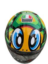 Capacete fw3 tartaruga verde turtle moto aberto qualidade premium top xopenx green