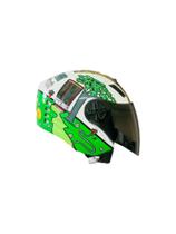 Capacete Fw3 + Viseira Fumê Casinha House Blade Personalizad