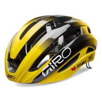 Capacete Giro Aries Spherical Mips Team Visma 2025 Amarelo