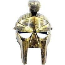 Capacete Gladiador de Luxo Realista pra Fantasia Masculina Elmo Guerreiro Espartano Gladiador 300 Capacete Gladiador de Luxo Realista pra Fantasia Masculina Elmo Guerreiro Espartano Gladiador 300