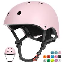 Capacete Glaf Toddler Kids Bike de 2 a 8 anos, multiesportivo, rosa