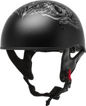 Capacete GMAX HH-65 Naked DOT aprovado, meio capacete para motocicleta