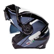 Capacete GP Tech A118 SV Mono Articulado com Viseira Solar Várias Cores e Tamanhos