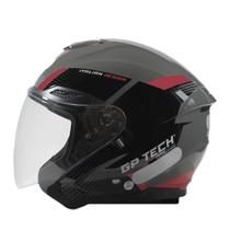 Capacete gp tech open of669 runner fosco rosa