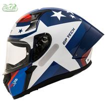 Capacete gp tech sense starline bco/az