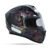 Capacete Gp Tech Ultra Sv Essence Preto/Lilás Capacete Gp Tech Ultra Sv Essence Preto/Lilás