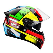 Capacete Gp Tech V128 Flag Sv