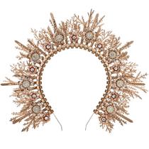 Capacete Halo Crown COSUCOS Woodland Leaves feito à mão