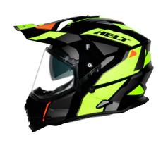 Capacete Helt Cross Vision Glass Dust C/ Oculos Tam 60