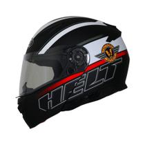 Capacete Helt Hippo Glass Spirit Preto Fosco