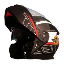 Capacete Helt Hippo Glass Spiriti Preto Fosco