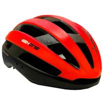 Capacete High One Bike Wind Aero Preto/Vermelho 54-57 Capacete High One Bike Wind Aero Preto/Vermelho 54-57