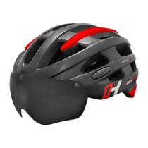 Capacete high one mtb com óculos