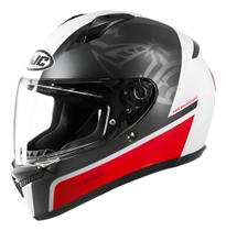 Capacete HJC C10 Fabio Quartararo Vermelho, Preto e Branco