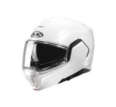 Capacete hjc i100 180 solido branco perola 56