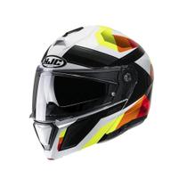 Capacete Hjc I90 Lark Amarelo Laranja Branco E Preto 61 F016